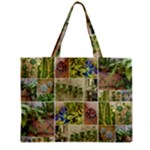 Garden Sanctuary Photo Collage Print Zipper Mini Tote Bag