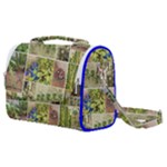 Garden Sanctuary Photo Collage Print Satchel Shoulder Bag