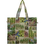 Garden Sanctuary Photo Collage Print Canvas Travel Bag