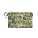 Garden Sanctuary Photo Collage Print Canvas Cosmetic Bag (Small)