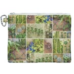 Garden Sanctuary Photo Collage Print Canvas Cosmetic Bag (XXL)