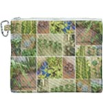 Garden Sanctuary Photo Collage Print Canvas Cosmetic Bag (XXXL)