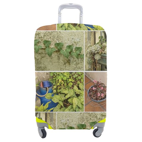 Garden Sanctuary Photo Collage Print Luggage Cover (Medium) from ArtsNow.com