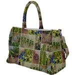 Garden Sanctuary Photo Collage Print Duffel Travel Bag