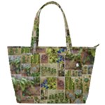 Garden Sanctuary Photo Collage Print Back Pocket Shoulder Bag 