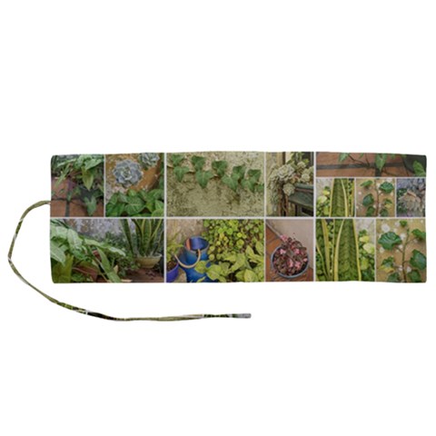 Garden Sanctuary Photo Collage Print Roll Up Canvas Pencil Holder (M) from ArtsNow.com