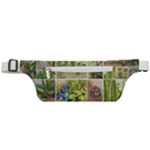 Garden Sanctuary Photo Collage Print Active Waist Bag