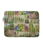 Garden Sanctuary Photo Collage Print 13  Vertical Laptop Sleeve Case With Pocket