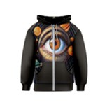 Eye of the Universe (AI) Kids  Zipper Hoodie