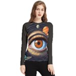 Eye of the Universe (AI) Women s Long Sleeve Rash Guard