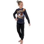 Eye of the Universe (AI) Kids  Long Sleeve Set 