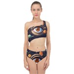 Eye of the Universe (AI) Spliced Up Two Piece Swimsuit