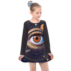 Kids  Long Sleeve Dress 