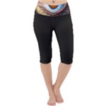 Eye of the Universe (AI) Lightweight Velour Cropped Yoga Leggings