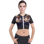 Eye of the Universe (AI) Short Sleeve Cropped Jacket