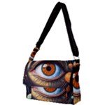 Eye of the Universe (AI) Full Print Messenger Bag (S)