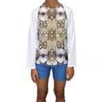 Opulent Essence Print Kids  Long Sleeve Swimwear