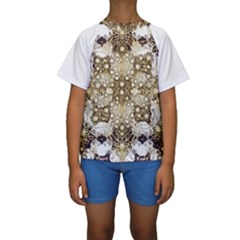 Kids  Short Sleeve Swimwear 