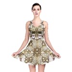 Opulent Essence Print Reversible Skater Dress