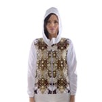 Opulent Essence Print Women s Hooded Windbreaker