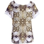 Opulent Essence Print Women s Oversized T-Shirt