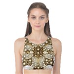 Opulent Essence Print Tank Bikini Top