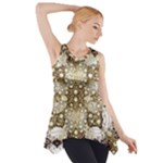 Opulent Essence Print Side Drop Tank Tunic