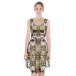 Opulent Essence Print Racerback Midi Dress