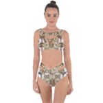 Opulent Essence Print Bandaged Up Bikini Set 