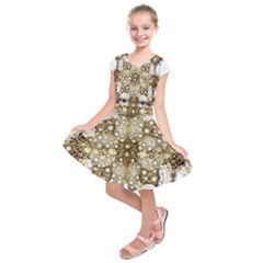 Kids  Short Sleeve Dress 