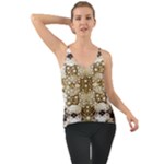 Opulent Essence Print Chiffon Cami