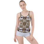 Opulent Essence Print Boyleg Tankini Set 