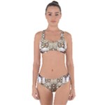 Opulent Essence Print Criss Cross Bikini Set