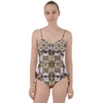 Opulent Essence Print Sweetheart Tankini Set