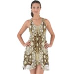 Opulent Essence Print Show Some Back Chiffon Dress