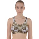 Opulent Essence Print Back Weave Sports Bra