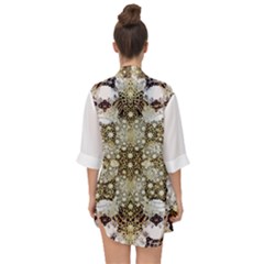 Open Front Chiffon Kimono 