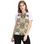 Opulent Essence Print Women s Short Sleeve Rash Guard