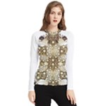 Opulent Essence Print Women s Long Sleeve Rash Guard