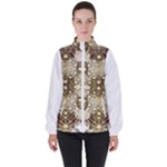 Opulent Essence Print Women s High Neck Windbreaker