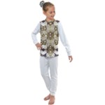 Opulent Essence Print Kids  Long Sleeve Set 