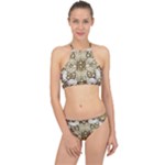 Opulent Essence Print Halter Bikini Set