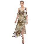 Opulent Essence Print Maxi Chiffon Cover Up Dress