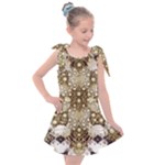 Opulent Essence Print Kids  Tie Up Tunic Dress