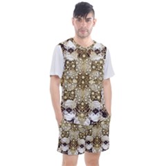 Men s Mesh T-Shirt and Shorts Set 