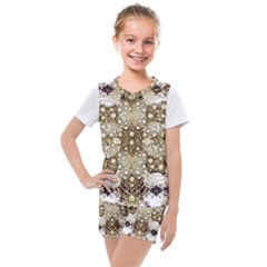 Kids  Mesh T-Shirt and Shorts Set 