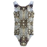 Opulent Essence Print Kids  Cut-Out Back One Piece Swimsuit