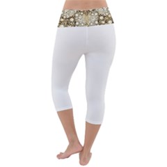 Lightweight Velour Capri Yoga Leggings 