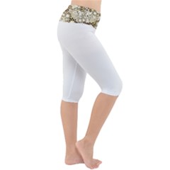 Lightweight Velour Cropped Yoga Leggings 