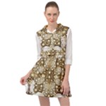 Opulent Essence Print Mini Skater Shirt Dress